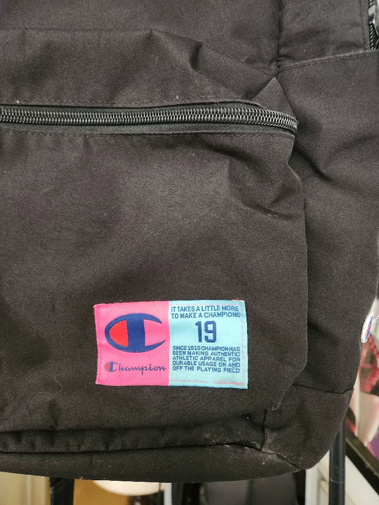 Champion Black Backpack image indicator(3)