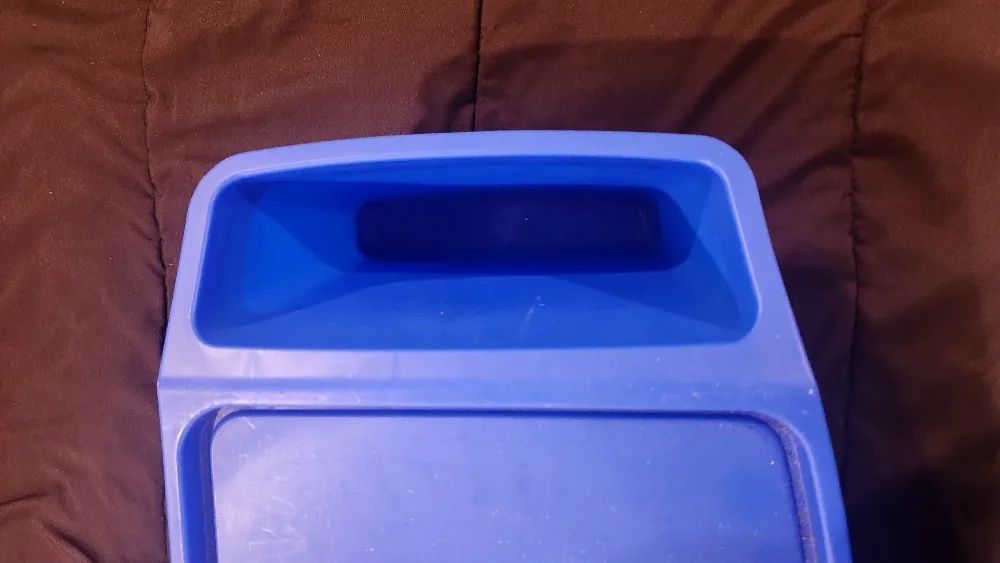 Blue Plastic Lap Desk with Cup Holders image indicator(2)
