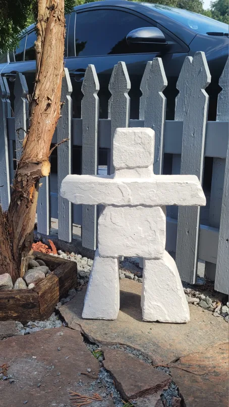 Inukshuk Garden Statue concrete image indicator(4)