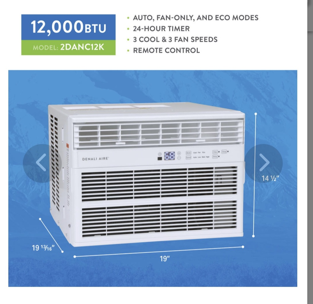 Denali Aire 12,000 BTU Window Air Conditioner - photo 2