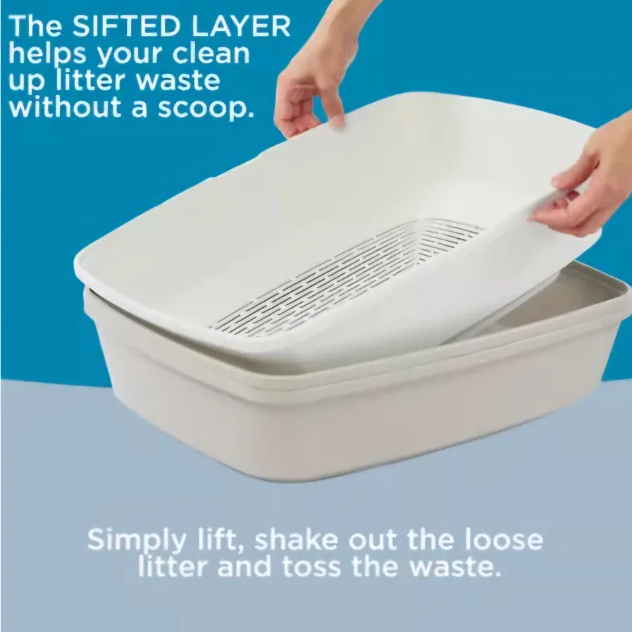Sifting Cat Litter Box (3-Piece Set) image indicator(8)