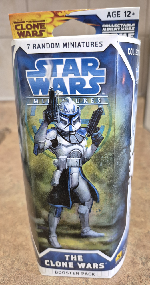 Star Wars The Clone Wars Booster Pack - 7 Random Miniatures