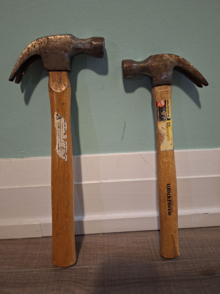 Workforce Wooden Claw Hammers (2)