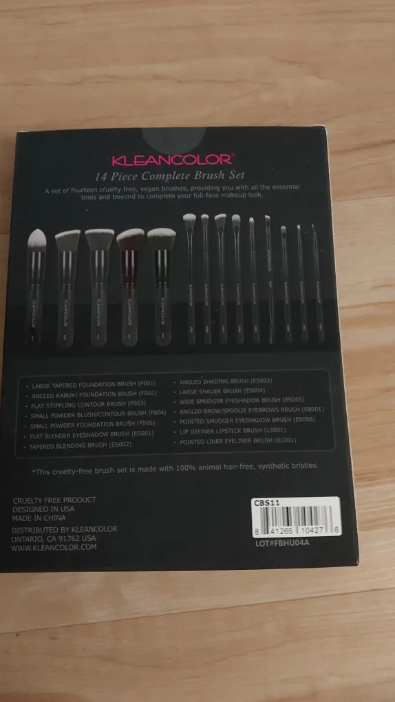 BRAND NEW Kleancolor 14-Piece Complete Brush Set🧡 image indicator(2)