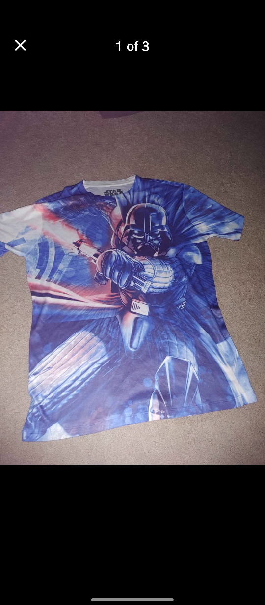 Star Wars and Marvel Men's Medium T-Shirts (2)