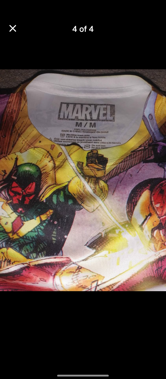 Star Wars and Marvel Men's Medium T-Shirts (2) - photo 4