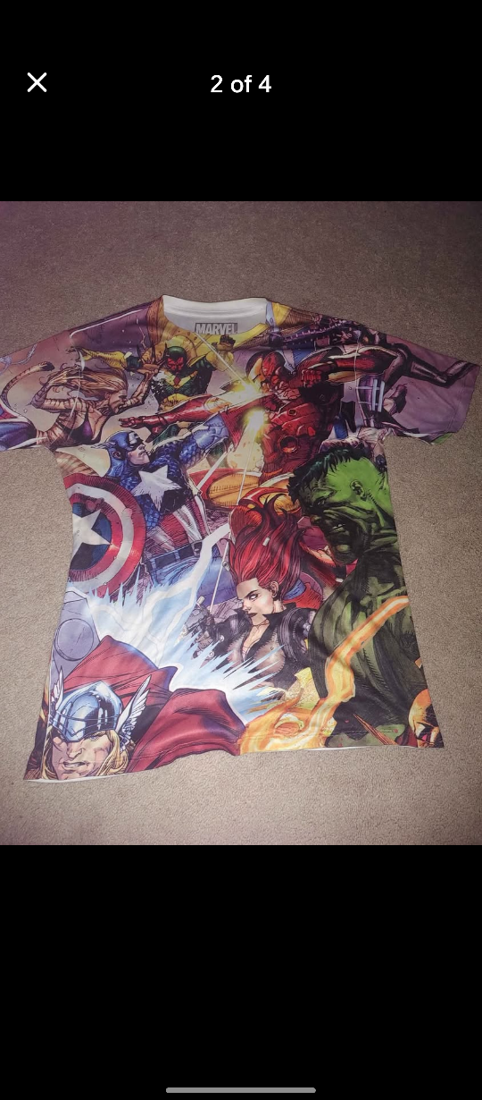 Star Wars and Marvel Men's Medium T-Shirts (2) - photo 5