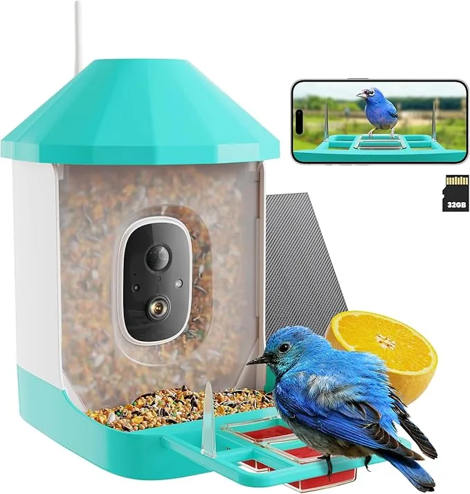 🐦Smart Bird Feeder with AI Bird Recognition - Brand New🥕 image indicator(4)