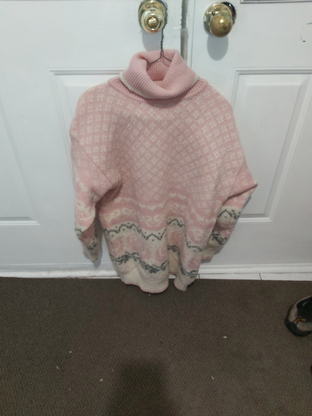 Brass Plum Nordstrom Pink Turtleneck Sweater - Size Medium