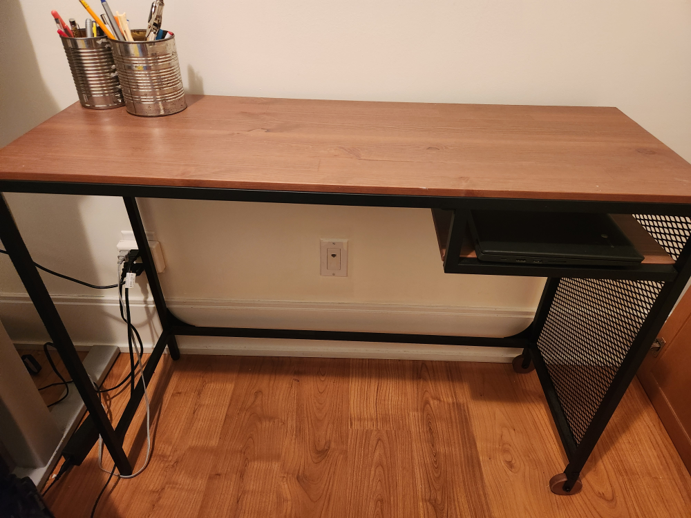 IKEA FJÄLLBO Laptop Table - Black, Brown - photo 2