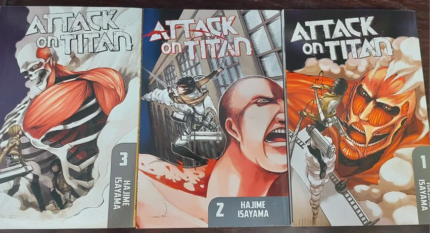 Attack on Titan Manga Volumes 1, 2, 3 image indicator(3)