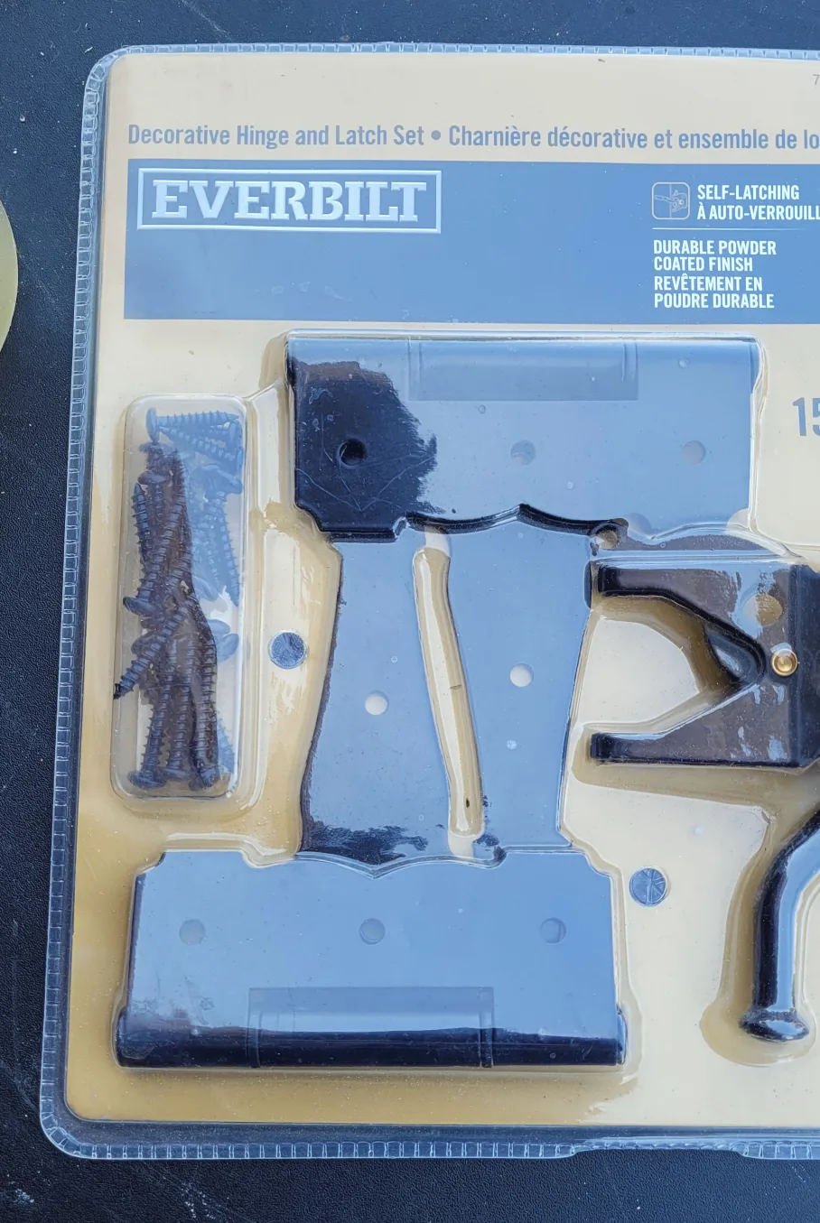 EVERBILT Decorative Hinge and Latch Set image indicator(3)