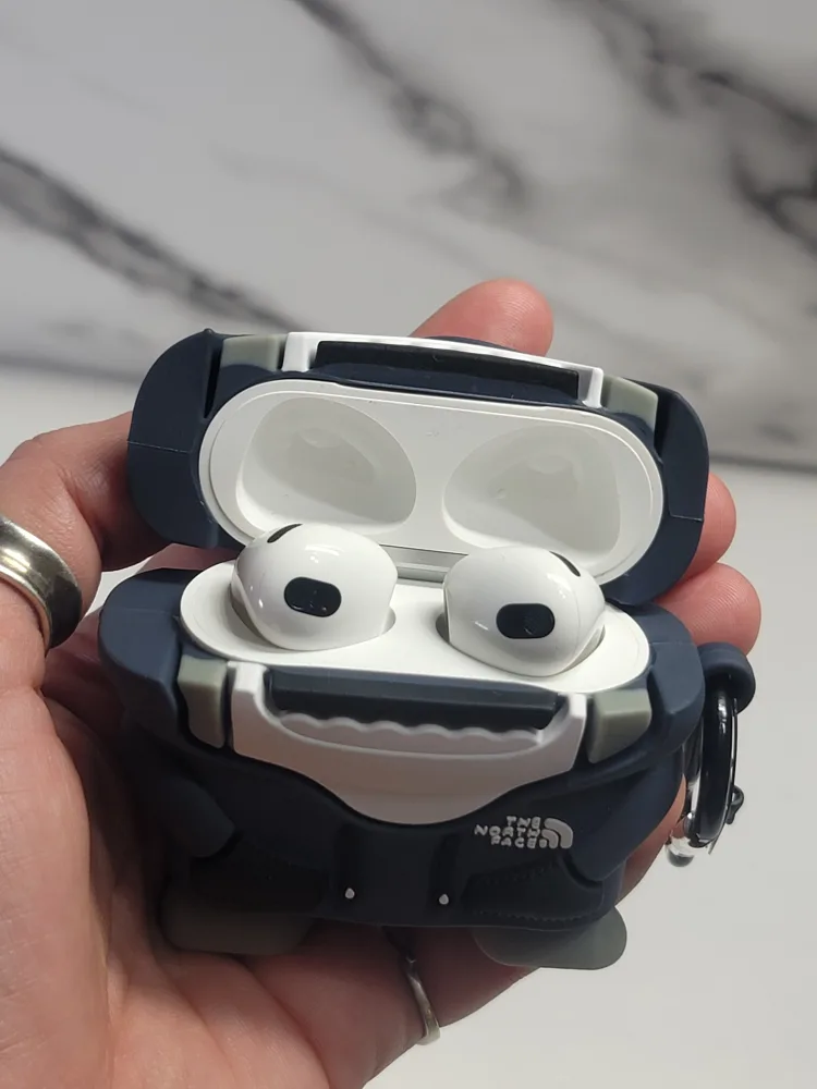 Airpods 3 authentic headphones. NF 🦈 case included image indicator(4)