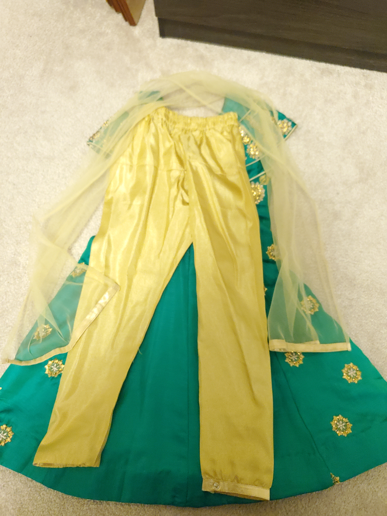 Girl's indian/pakistani suit with pant/ Dupatta - Size 22 - photo 3