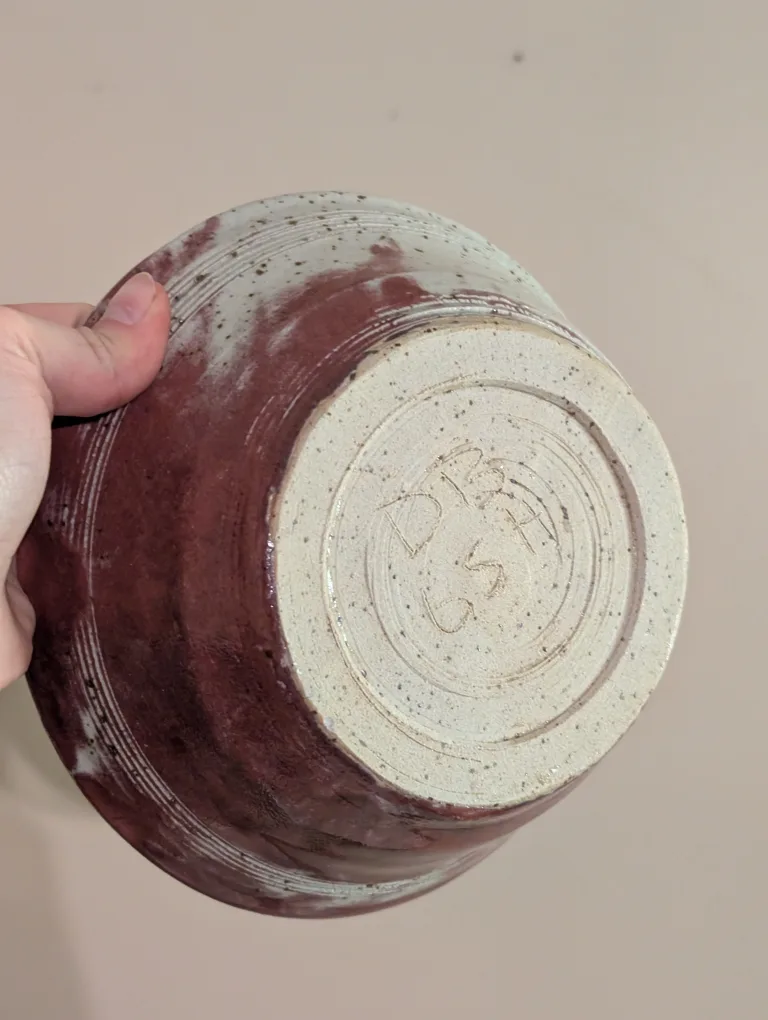 Set of Two Handmade Pottery Bowls image indicator(7)