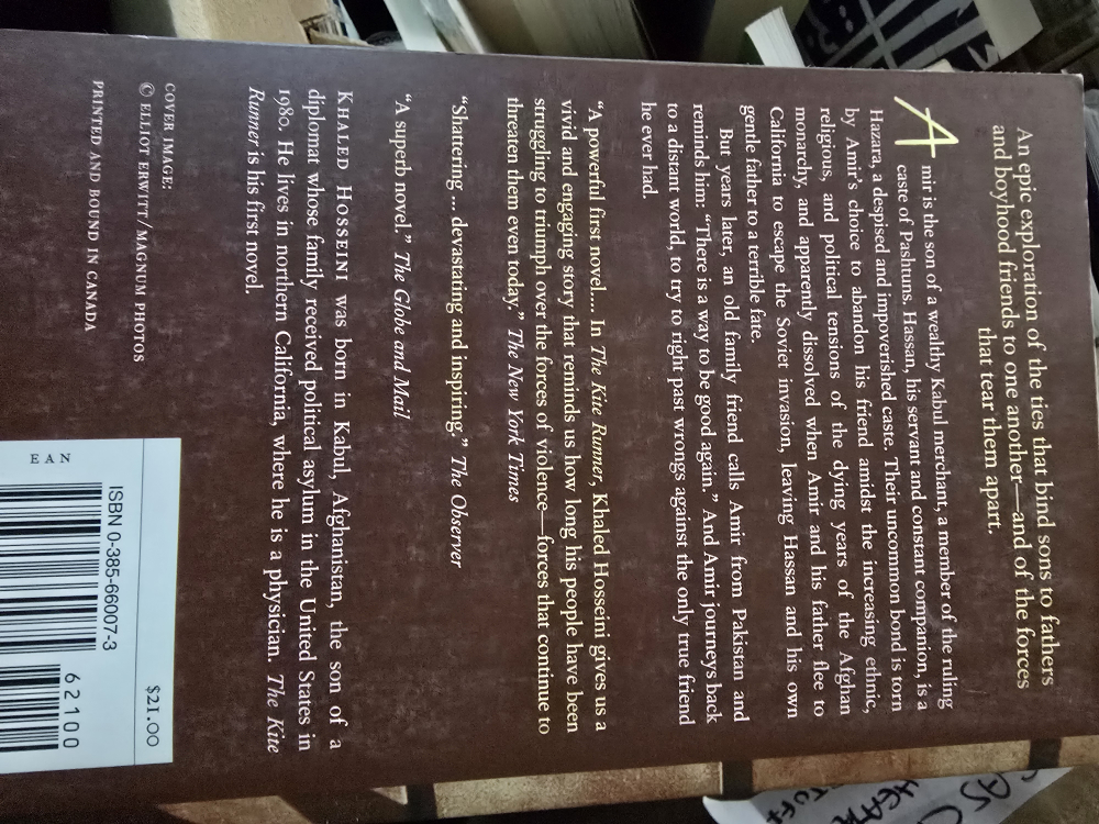 The Kite Runner by Khaled Hosseini - photo 2