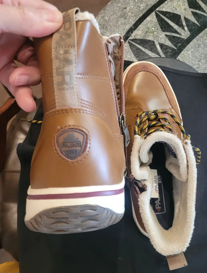 Pajar Canada Brown Leather Boots image indicator(4)