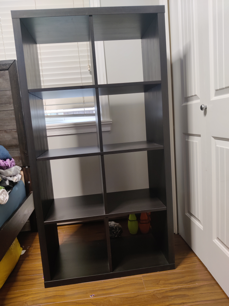 IKEA Dark brown cube shelving unit