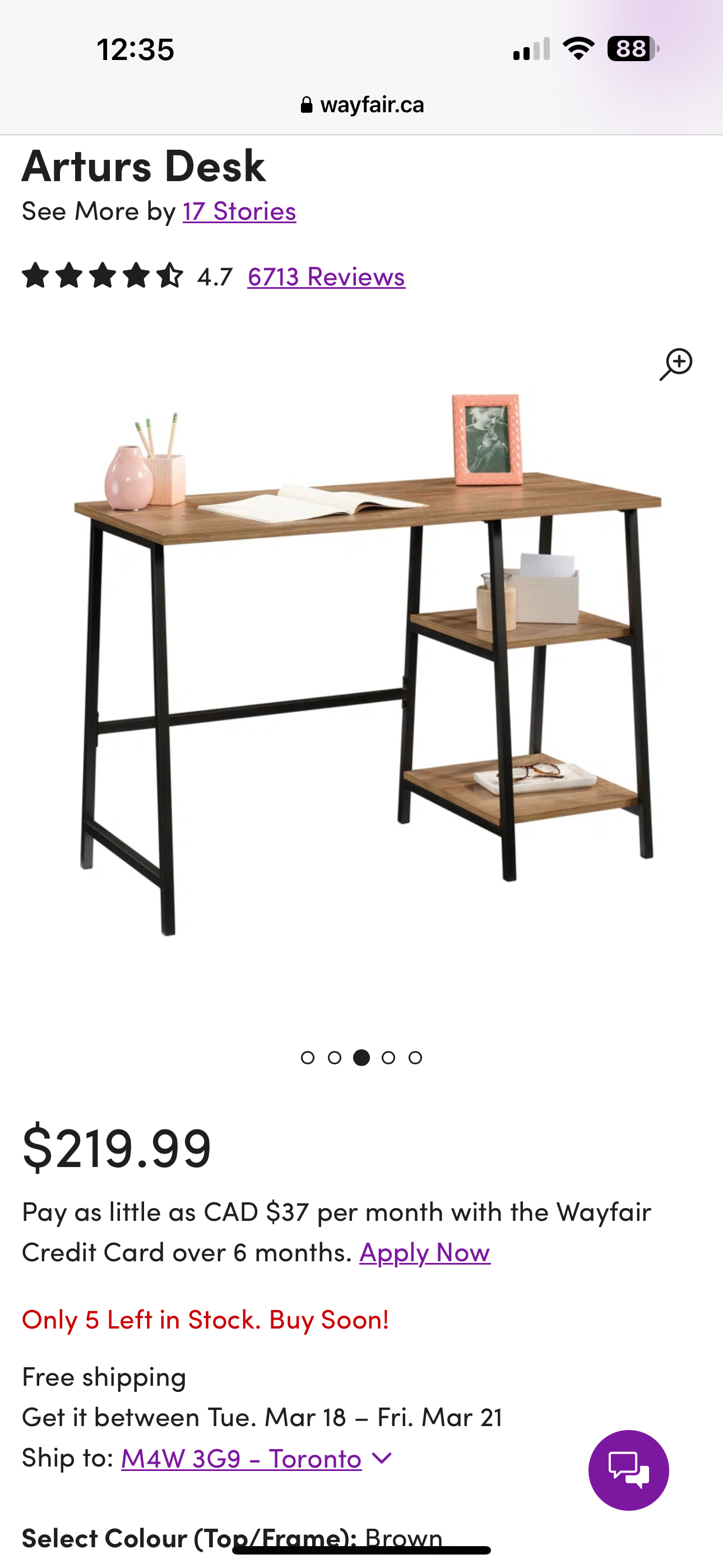**** MOVING SALE **** WAYFAIR DESK