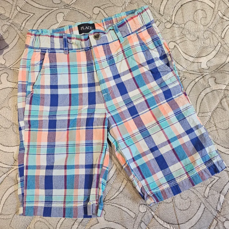 Boy's Size 8 Place Checked Shorts image indicator(2)