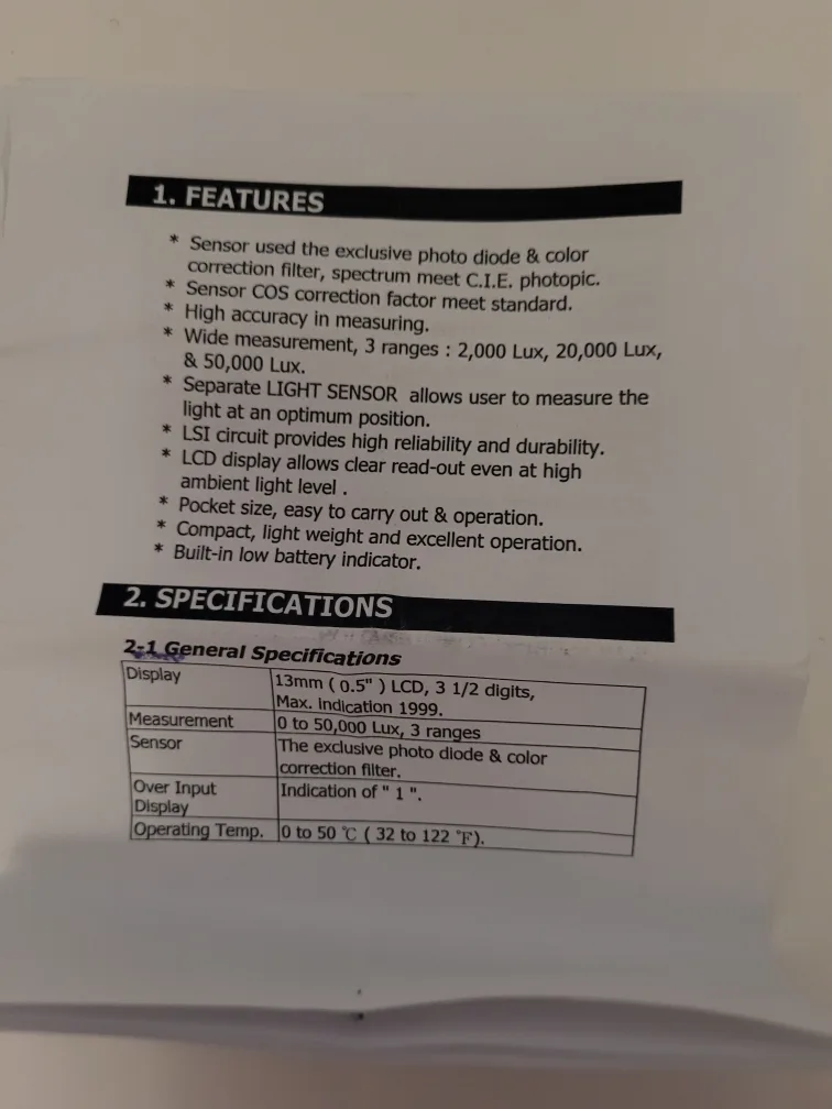 Digicon LX-50 Lux Meter image indicator(3)