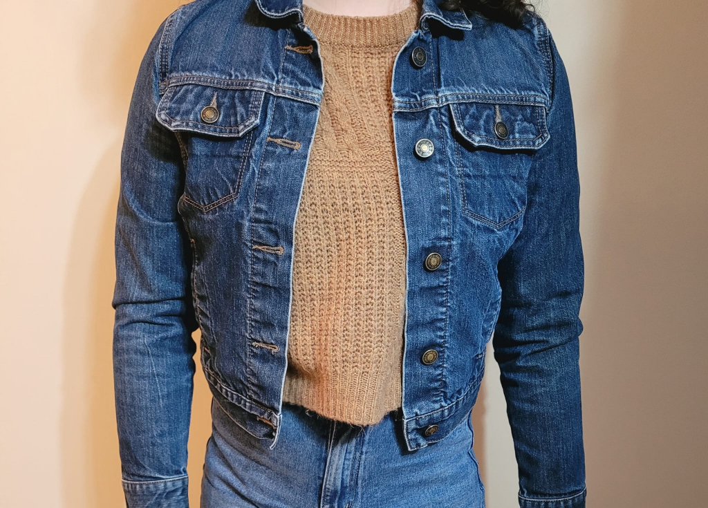 💚 Cropped Denim Jacket🥕
