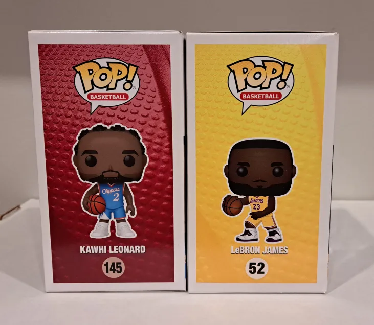 NBA 🏀 Kawhi Leonard 145 & LeBron James 52 Funko Pop! image indicator(4)
