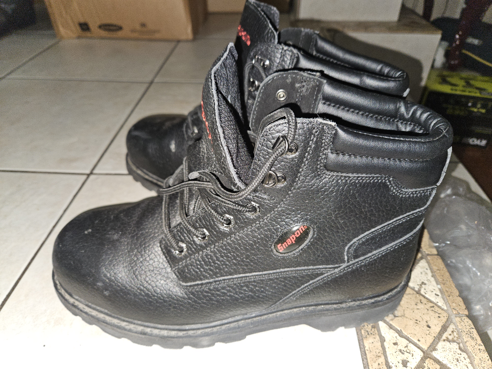 Snap-on Men's Black Leather Work Boots - photo 4