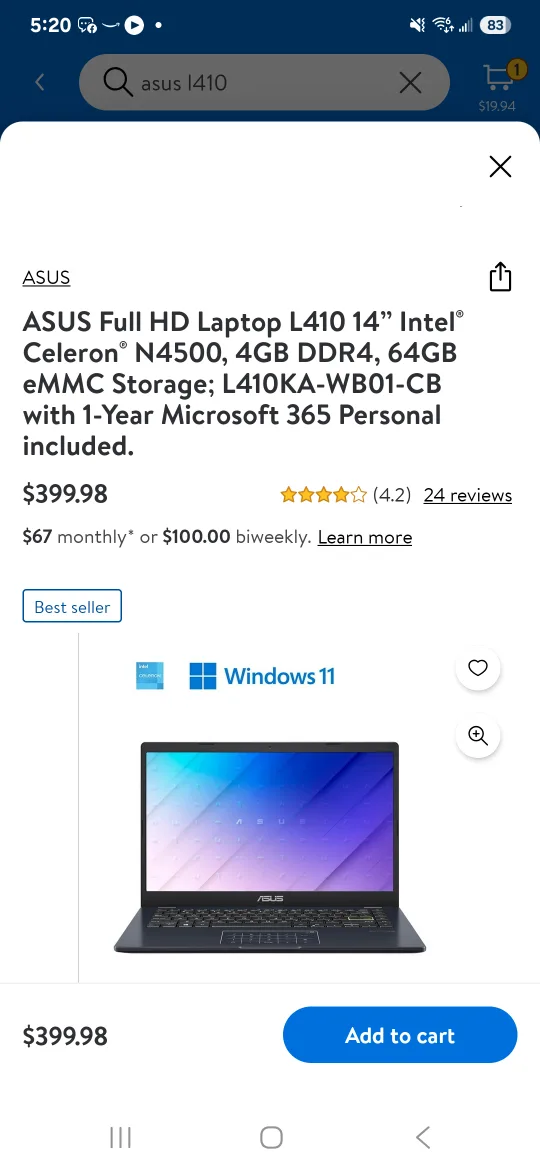 ASUS Laptop - New in Box image indicator(5)