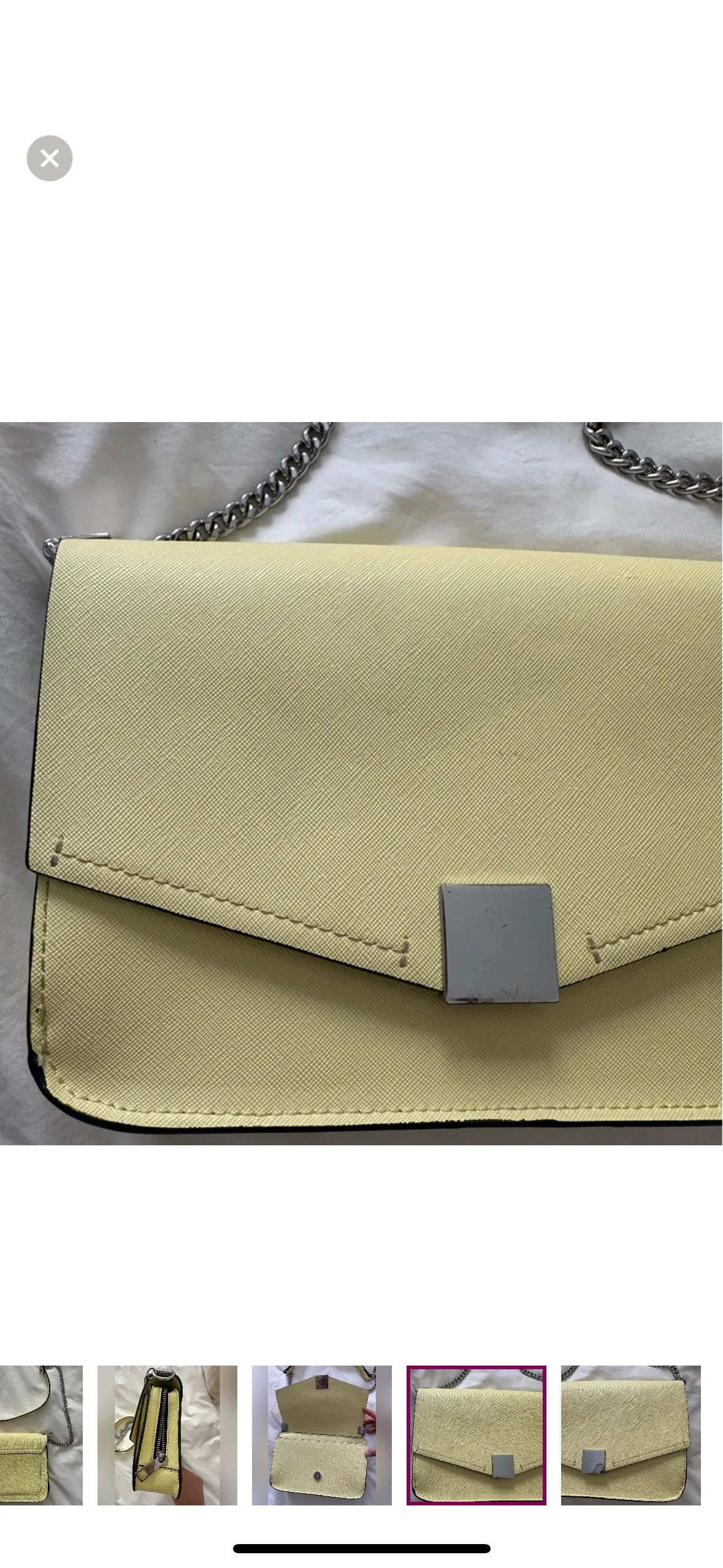 Yellow Zara purse image indicator(6)