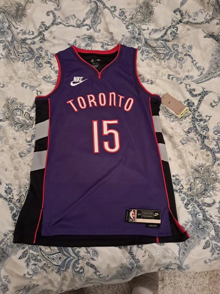 Men's Toronto Raptors Vince Carter #15 Nike Jersey Size M thumbnail