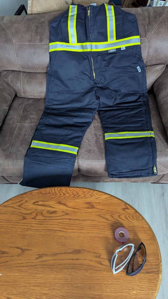 Men's fire resistant Insulated Bib Overalls