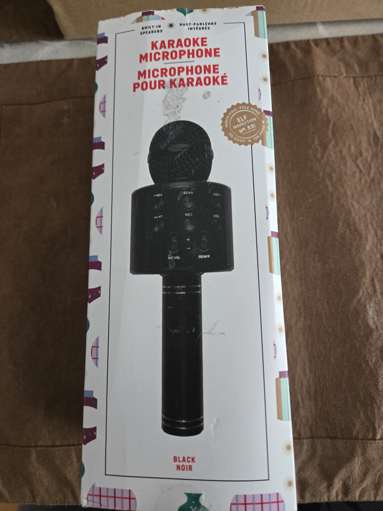 Karaoke Microphone with Built-in Speaker