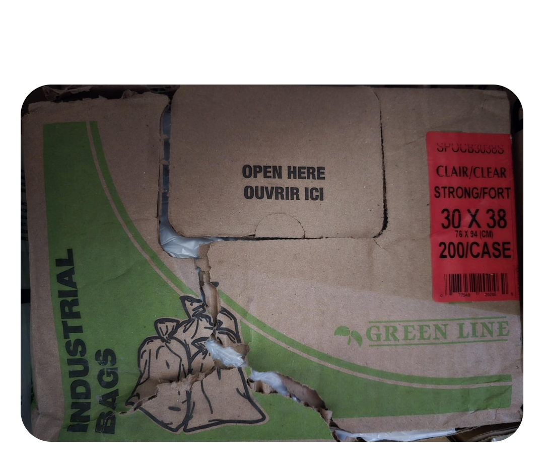 200 Green Line Industrial Bags, 30x38 Inches