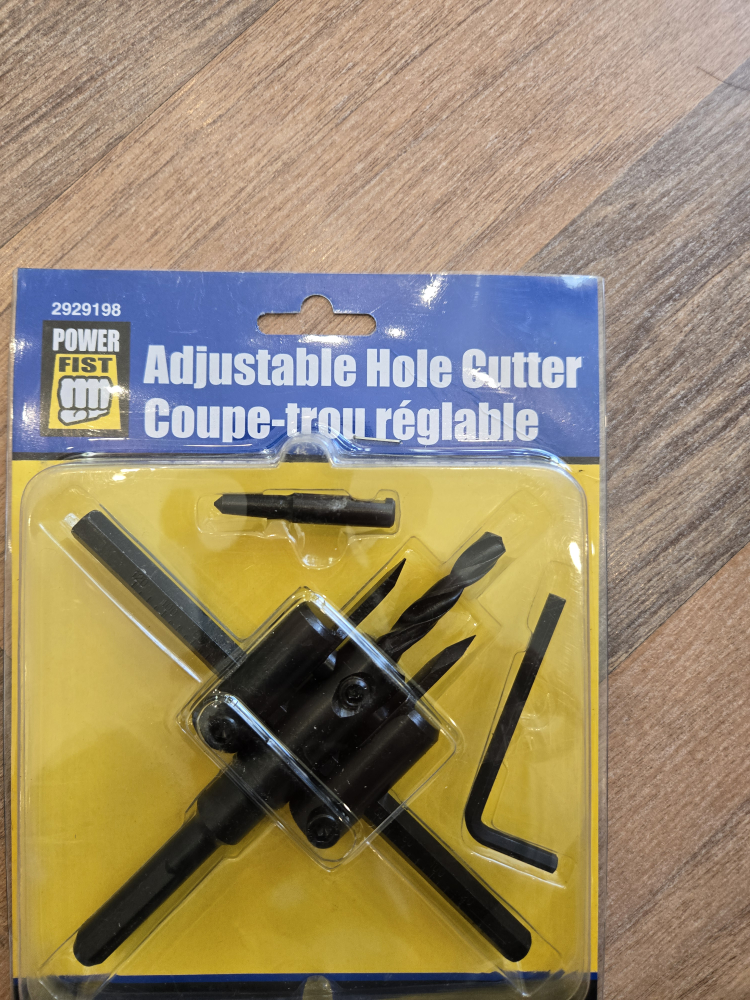 Power Fist Adjustable Hole Cutter