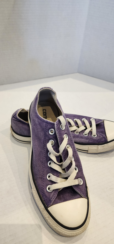 Converse All Star Low Top Sneakers Purple Size 5 - photo 4