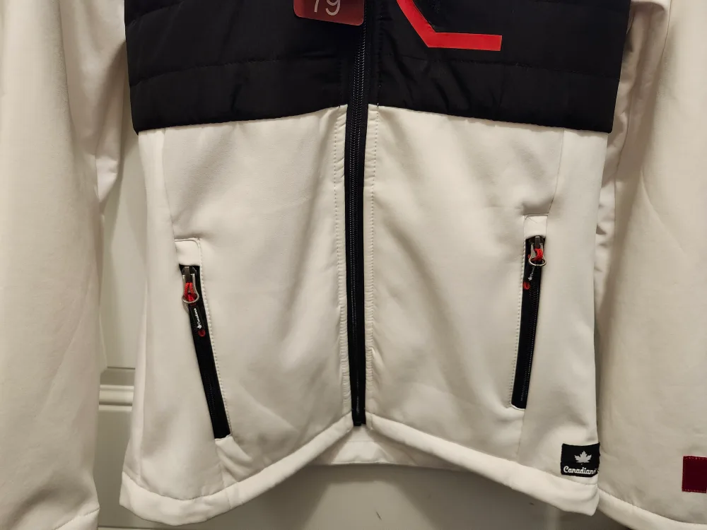 brand new white Canadiana Geographica Soft Shell Jacket image indicator(5)