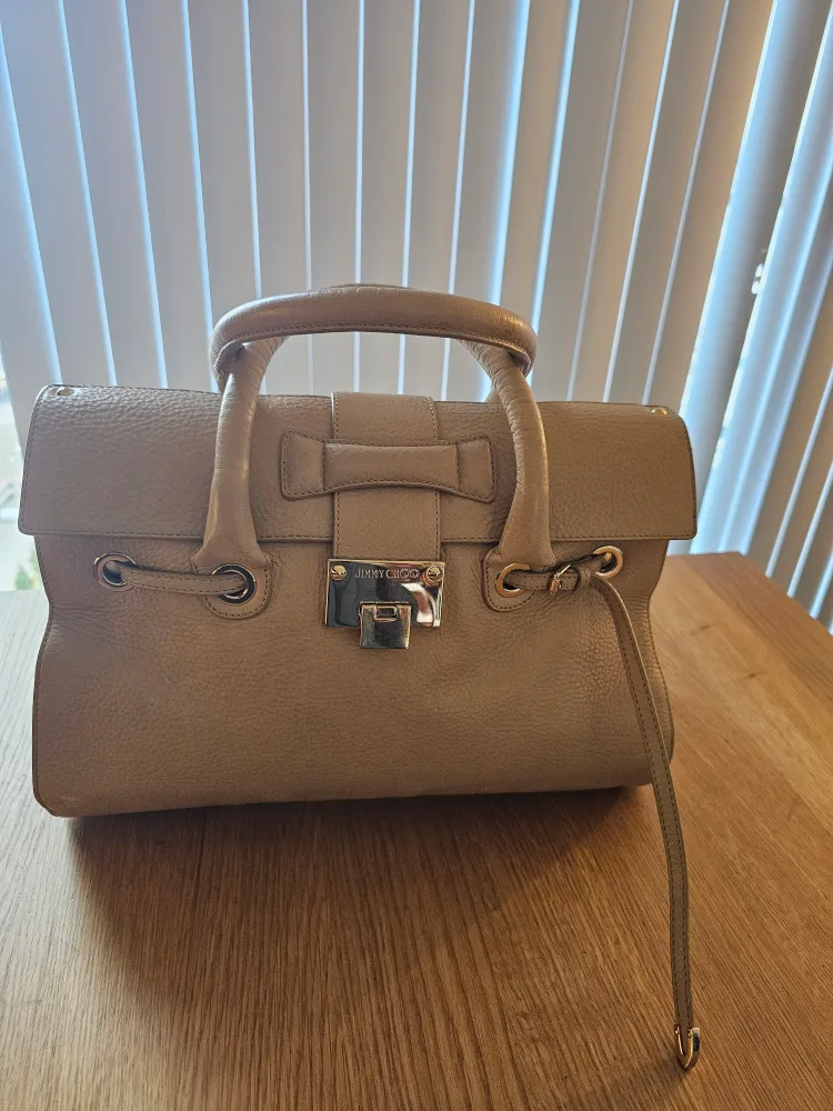 Jimmy Choo Beige Leather Handbag image indicator(7)