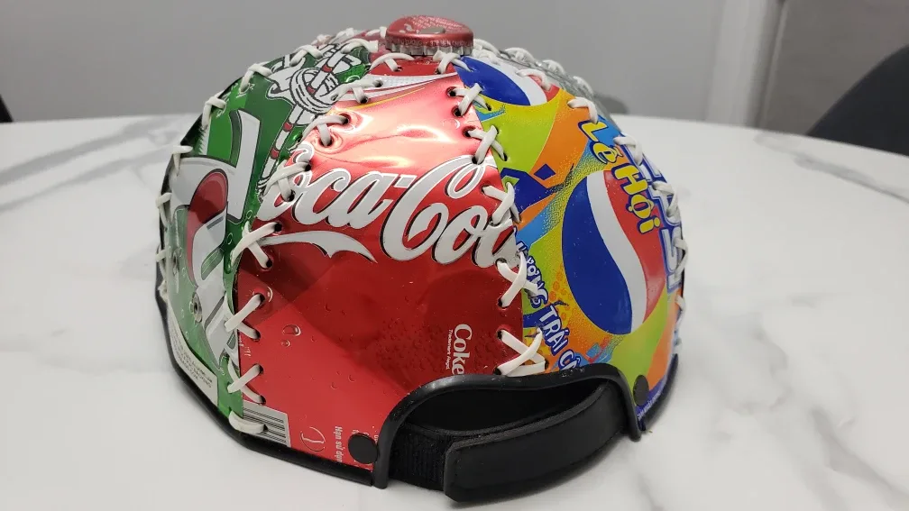 Bazura Bags Recycled Can Baseball Cap image indicator(5)