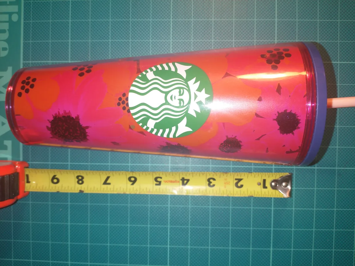 Brand New Starbucks 24 oz  (3 cups) Tumbler with Straw image indicator(2)