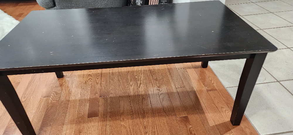 Coffeee table wooden expresso rectangular - photo 3