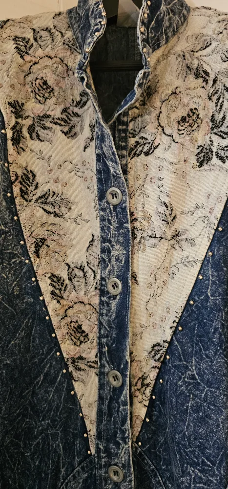 Vintage 90s Denim Dress image indicator(4)