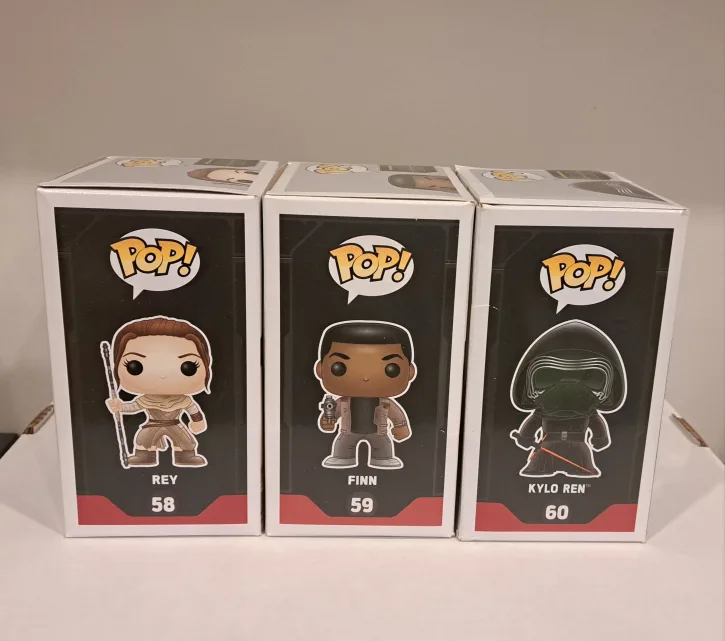 Rey, Finn, Kylo Ren ⭐️ Star Wars Funko Pop! image indicator(4)