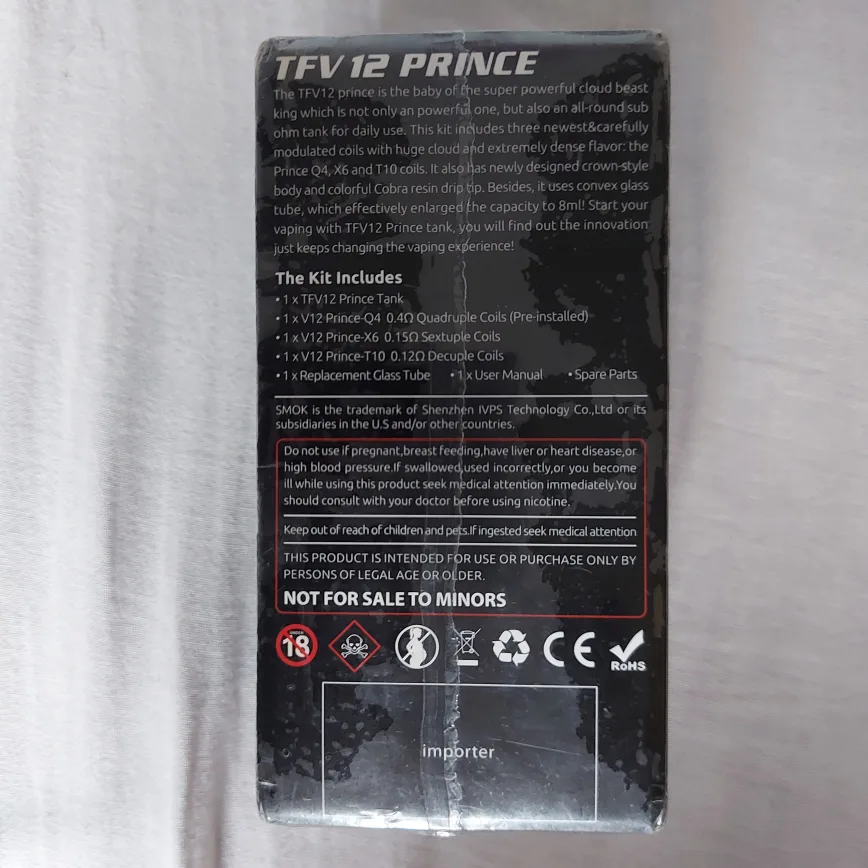 NEW and Sealed- SMOK TFV12 Prince image indicator(2)