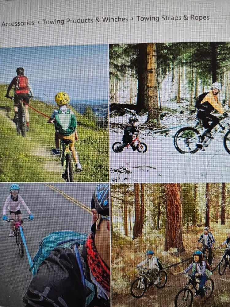 Kids Bike Tow Strap - Red - Excellent Condition image indicator(2)