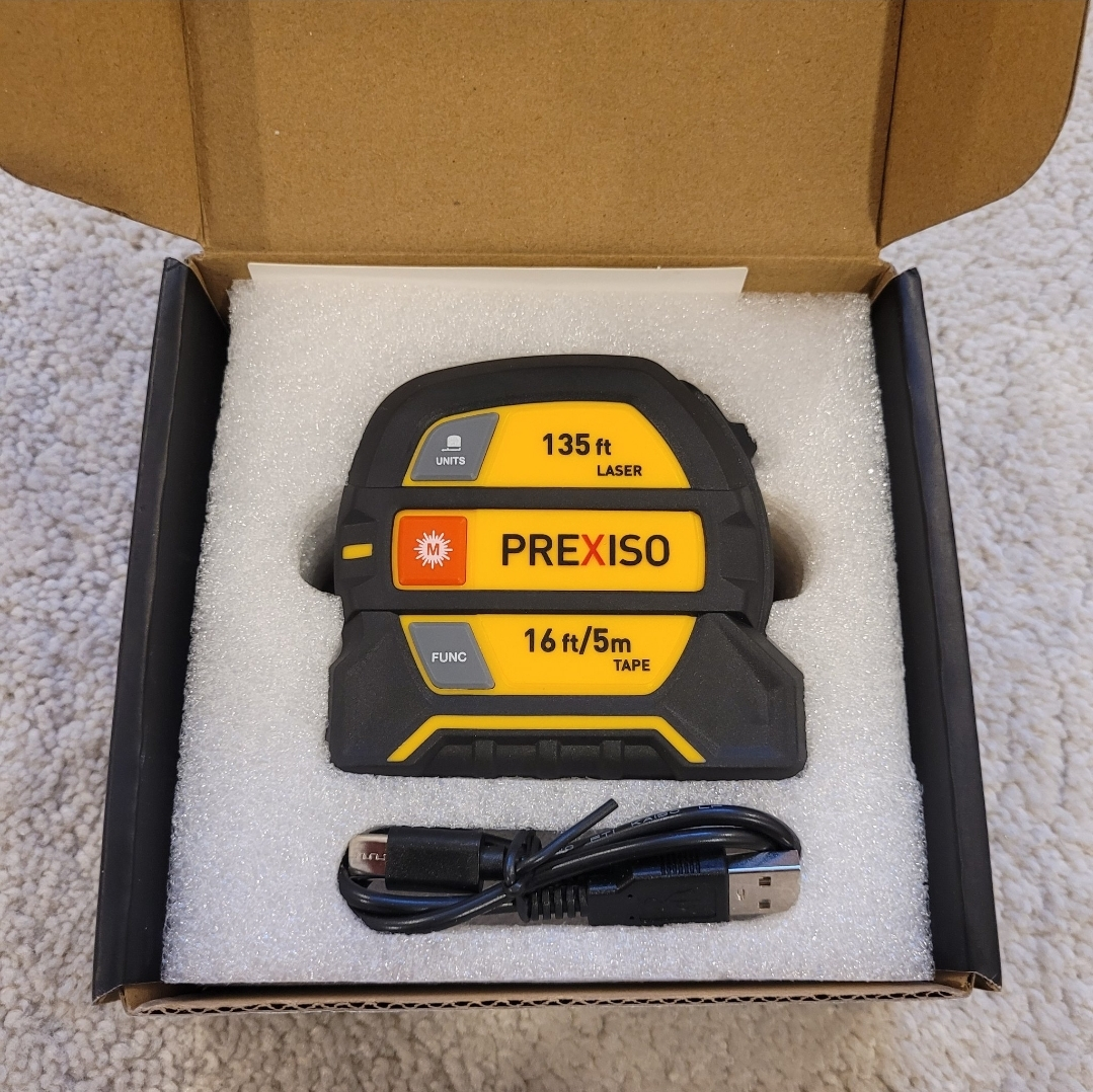2 in 1 Rechargeable Laser and Tape Measure - photo 3
