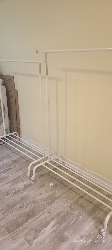 Clothing Racks Set of 2 Adjustable height