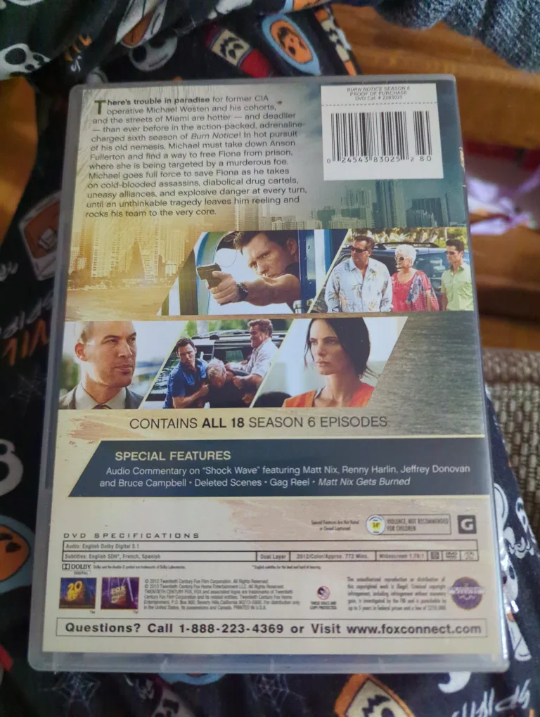 Burn Notice Season Six DVD image indicator(2)
