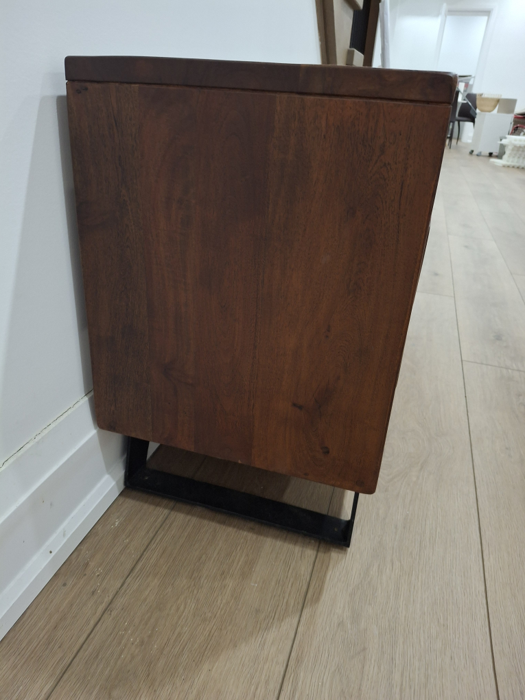 Pair of Structube Nightstands - Dark Wood - photo 4