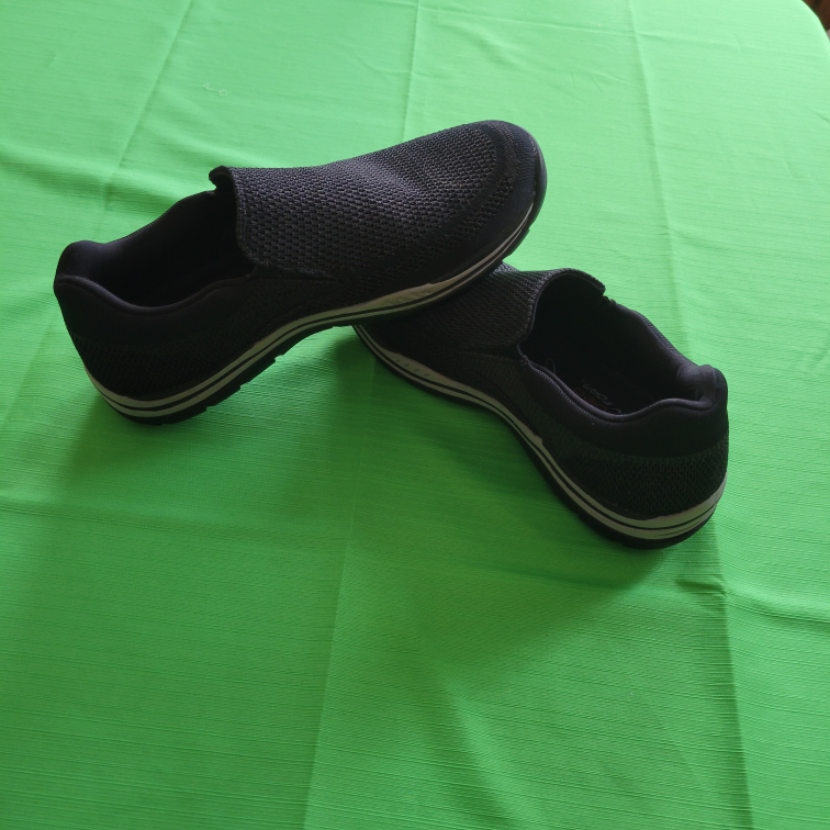 Men's Black Slip-On Shoes